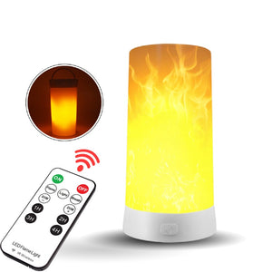 99FAB™ LED Flame Effect Flickering USB Rechargeable Bulb with Gravity Sensor & Remote - 99FAB LED Flame Effect Bulb - 99fab.com