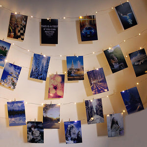 Photo Clip USB LED String Fairy Lights