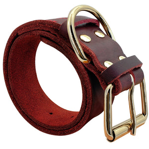 Dog Collar Genuine Leather Pet Collars For Small Medium Large Dogs