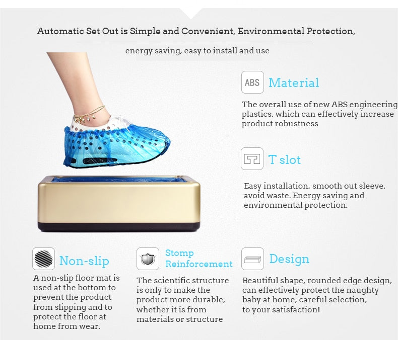 Automatic Smart Shoes Cover Dispenser - Shoes Cover Dispenser - 99fab.com