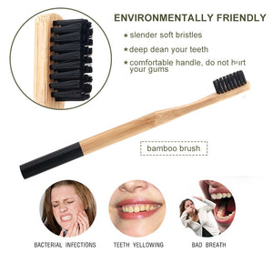 Natural Teeth Whitening Oral Hygiene Dental Care Bamboo Activated Charcoal