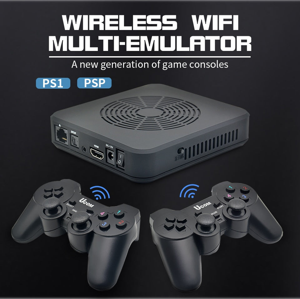 Portable WIFI Video Game Console HDMI Output Built-in 3000+ Retro Games 100 3D Games - 99FAB