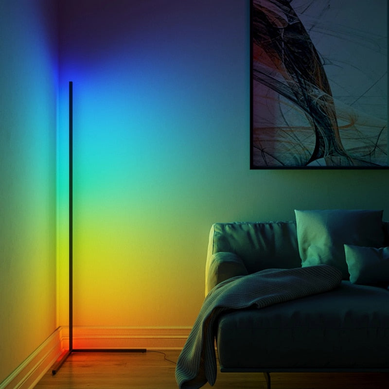 APP Control LED Floor Light Ambilight Corner Floor Lamps