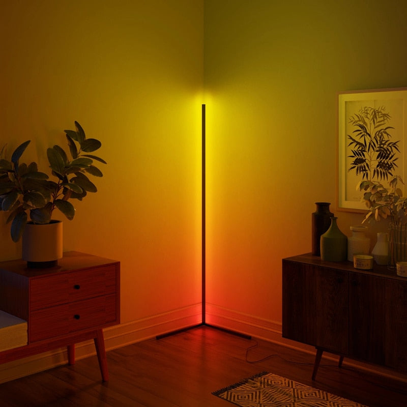 APP Control LED Floor Light Ambilight Corner Floor Lamps