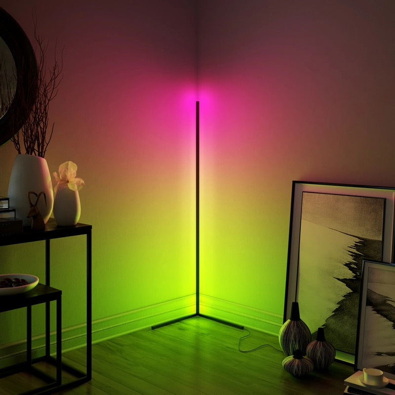 APP Control LED Floor Light Ambilight Corner Floor Lamps