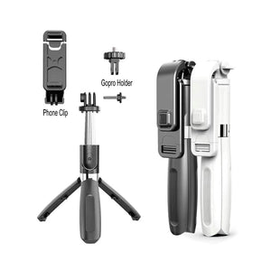 Wireless Bluetooth Selfie Stick Tripod Foldable Universal for SmartPhones Go pro Sports