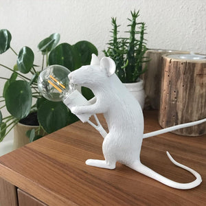 Nordic Modern Resin Mouse Table Lamp LED Night Lights