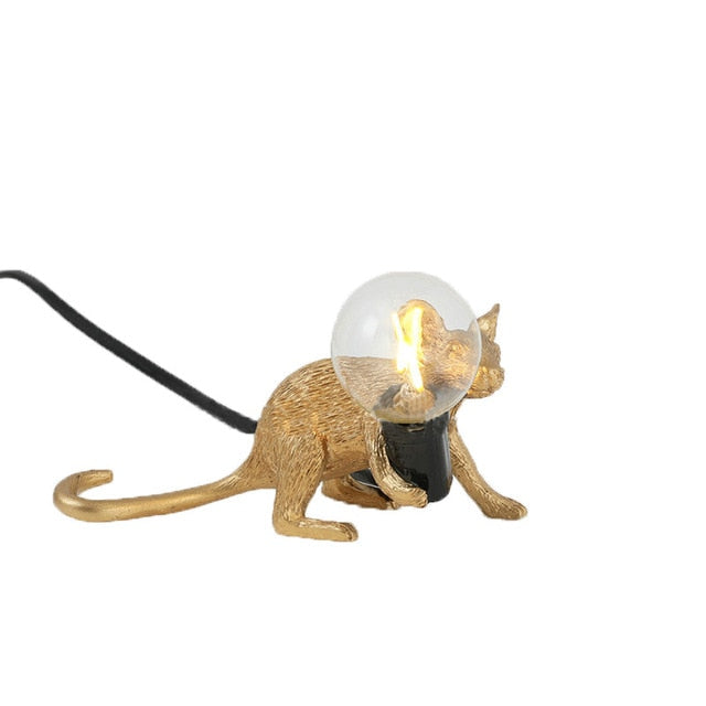 Nordic Modern Resin Mouse Table Lamp LED Night Lights