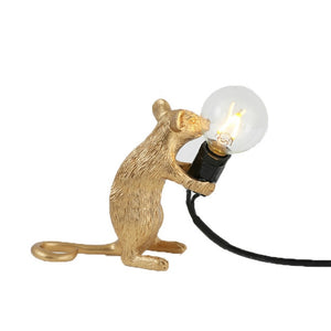 Nordic Modern Resin Mouse Table Lamp LED Night Lights