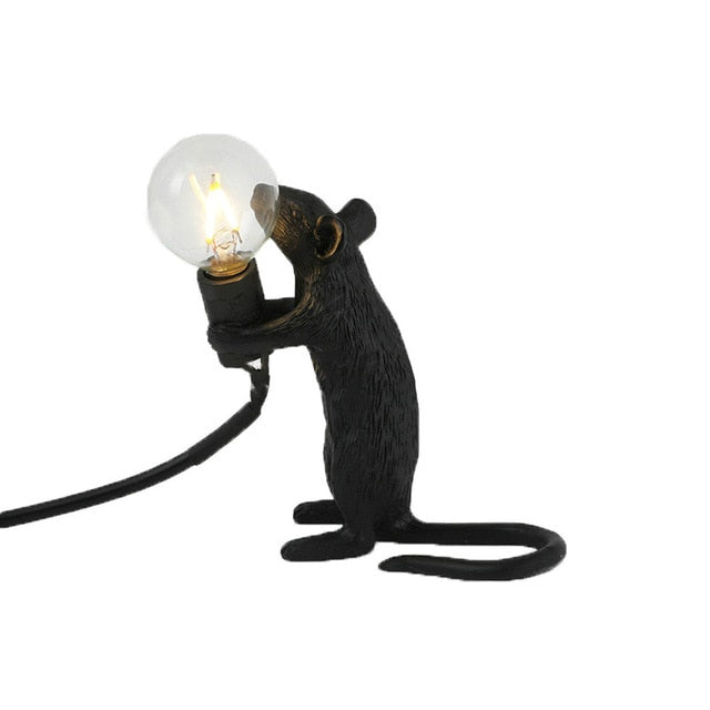 Nordic Modern Resin Mouse Table Lamp LED Night Lights