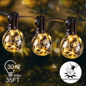 Solar Powered LED Outdoor Garden Yard Waterproof String Lights B99