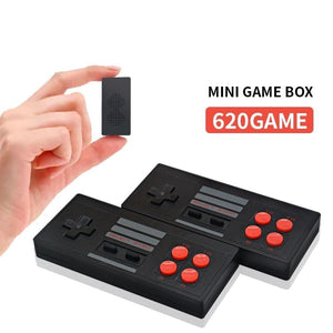 Wireless USB TV Video Game Console Mini Retro Handheld Built-in 620 Classic Games - 99FAB