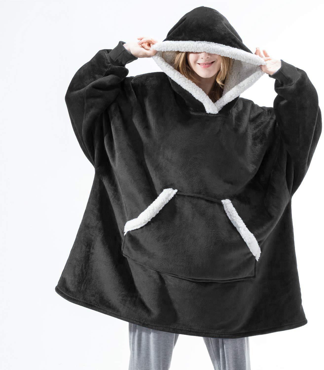 Women Blanket Sweatshirt Robe