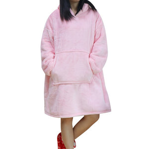 Women Blanket Sweatshirt Robe