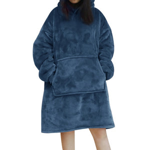 Women Blanket Sweatshirt Robe