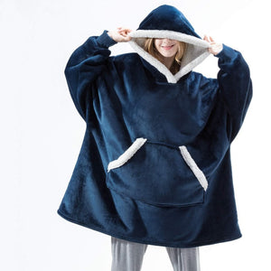 Women Blanket Sweatshirt Robe