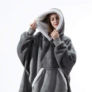 Women Blanket Sweatshirt Robe