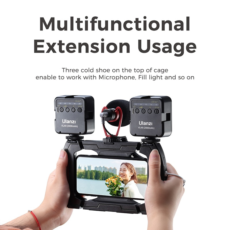 U-Rig Lite Handheld Camera Bracket Mobile Phone Vlog Mounts Holder