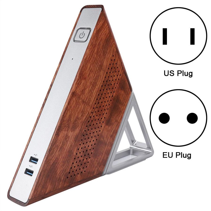 Acute Angle Triangular Mini PC AA-B4 Triangular N3450Quad Core 8GB RAM 64GB+128GB SSD 100-240V - 99fab 