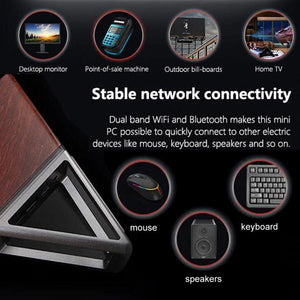 Acute Angle Triangular Mini PC AA-B4 Triangular N3450Quad Core 8GB RAM 64GB+128GB SSD 100-240V