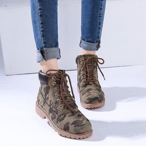 New 2017 Autumn Early Winter Shoes Women Flat Heel Martin Boots - women shoes - 99fab.com