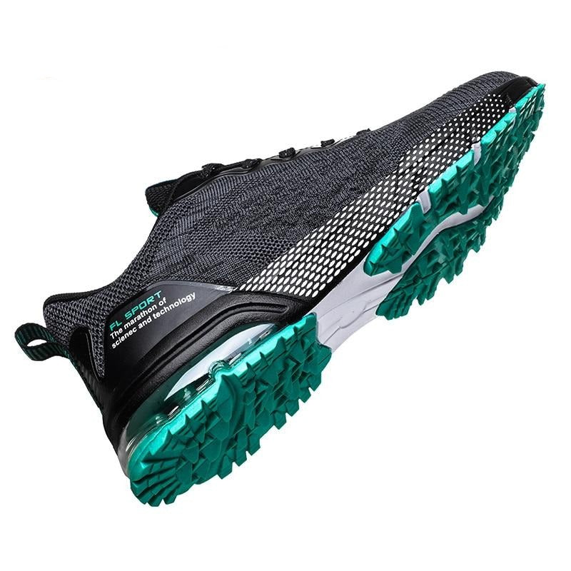 Men Trail Running Shoes Outdoor Cushioning Sole Breathable Athletic Footwear - 99fab 