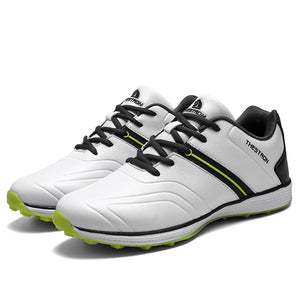 Waterproof Men Golf Shoes Professional Lightweight Outdoor Trainers Sneakers