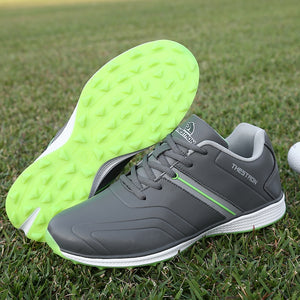 Waterproof Men Golf Shoes Professional Lightweight Outdoor Trainers Sneakers