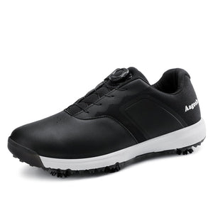 Waterproof Golf Shoes Men White Spikes Training Golf Sneakers