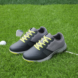 Men Waterproof Golf Shoes Spikes Golfing Anti Slip Sneaker for Men