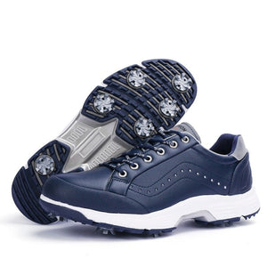 Men Waterproof Golf Shoes Spikes Golfing Anti Slip Sneaker for Men