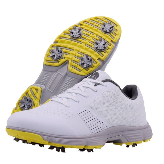 Men Waterproof Golf Shoes Spikes Golfing Anti Slip Sneaker for Men