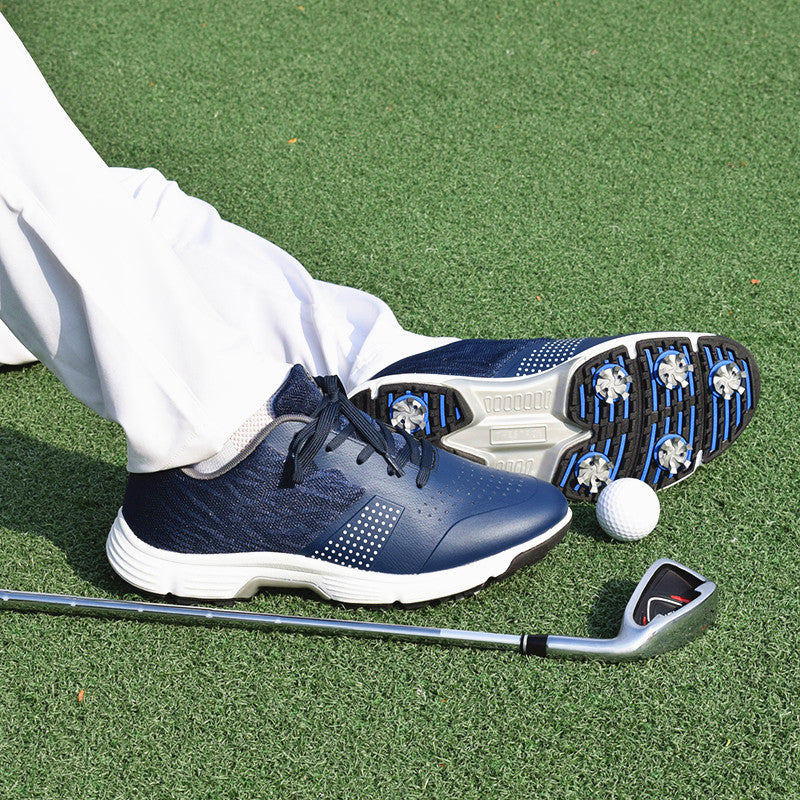 Men Waterproof Golf Shoes Spikes Golfing Anti Slip Sneaker for Men