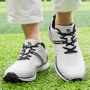 Waterproof Men Golf Shoes Professional Lightweight Outdoor Trainers Sneakers