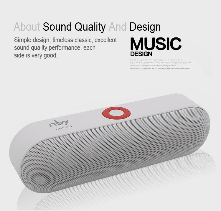 NBY Mini Bluetooth Portable Wireless Speaker - Gadgets - 99fab.com