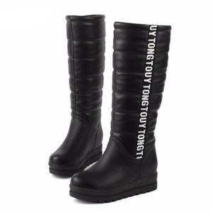 Woman Knee high Thermal Velvet Boots - women shoes - 99fab.com