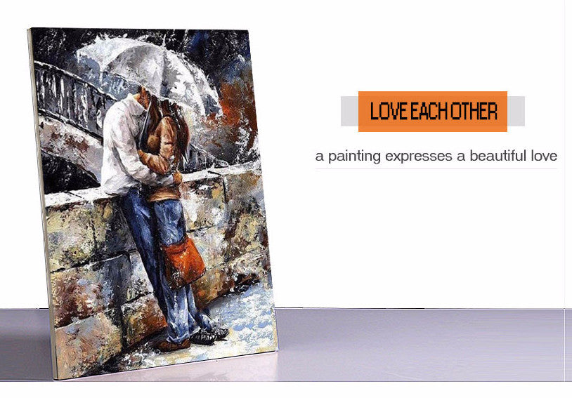 Frameless romantic lover DIY Painting - art - 99fab.com