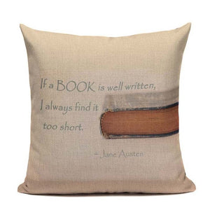 Cat Happy Reading More Book Cushion Cover - pillow cover - 99fab.com