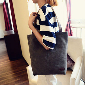 Women's high quality canvas shoulder handbags - women bags - 99fab.com