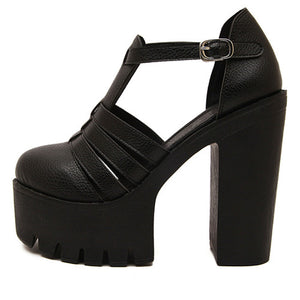 High Platform Casual Sandals - women shoes - 99fab.com