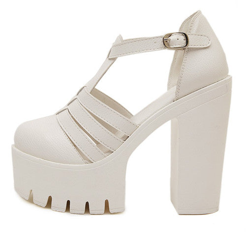High Platform Casual Sandals - women shoes - 99fab.com
