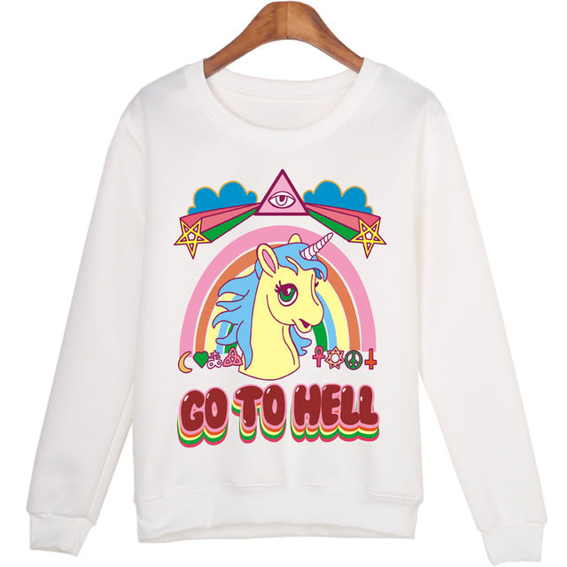 Casual 3D Totoro Print Sweatshirt Tops For Women - women clothing - 99fab.com