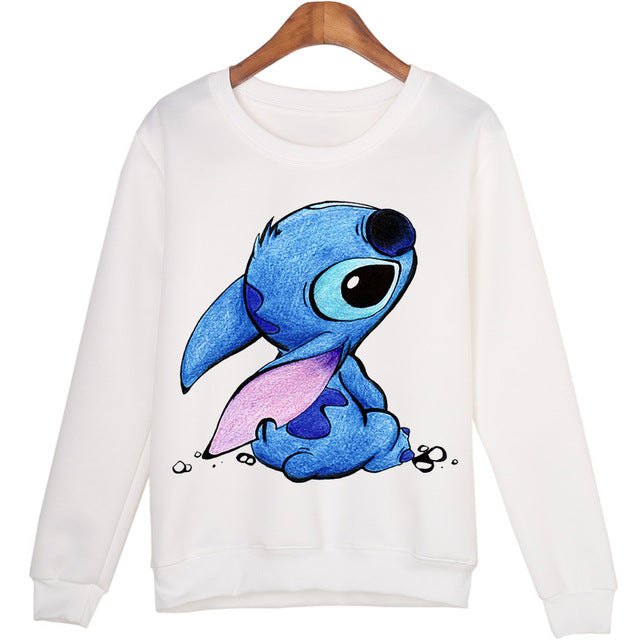 Casual 3D Totoro Print Sweatshirt Tops For Women - women clothing - 99fab.com