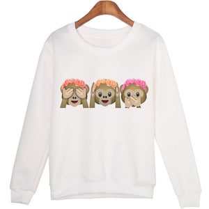 Casual 3D Totoro Print Sweatshirt Tops For Women - women clothing - 99fab.com