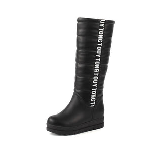 Woman Knee high Thermal Velvet Boots - women shoes - 99fab.com