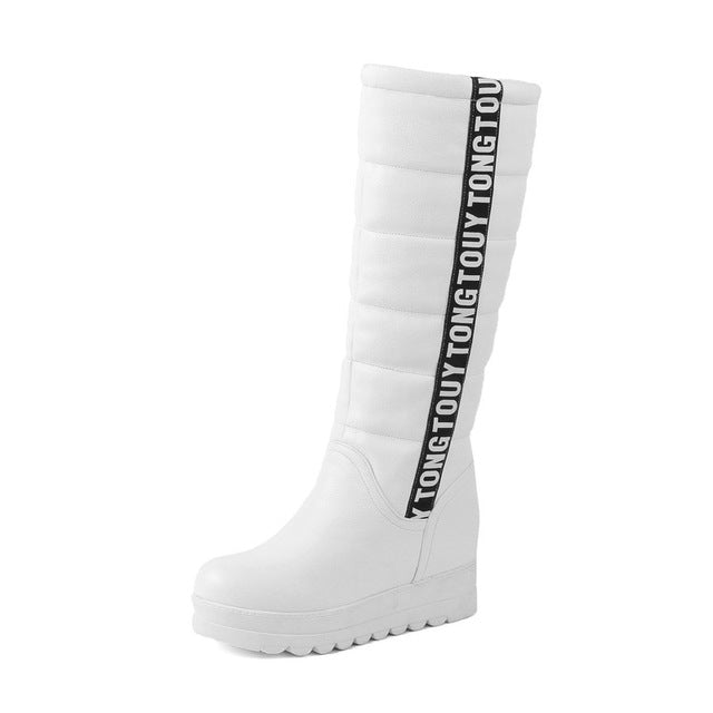 Woman Knee high Thermal Velvet Boots - women shoes - 99fab.com