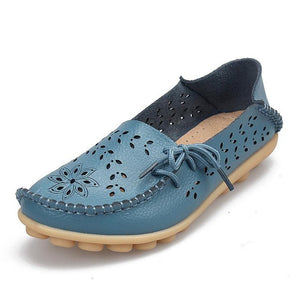 Women's Casual Shoes Genuine Leather Loafers Slip-On Flats - women shoes - 99fab.com