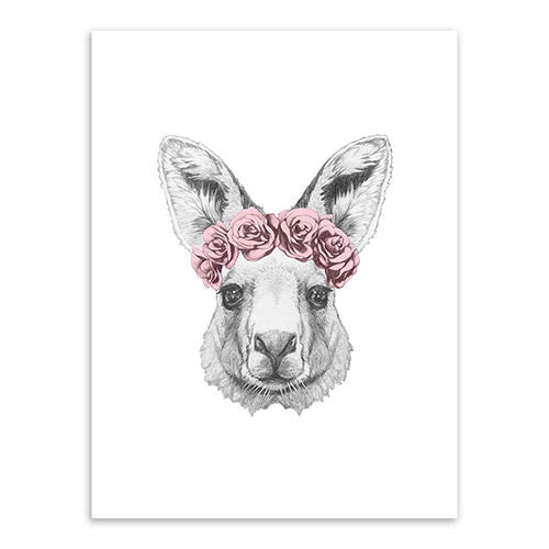 Hand Draw Animals Art Print Painting Poster - art - 99fab.com