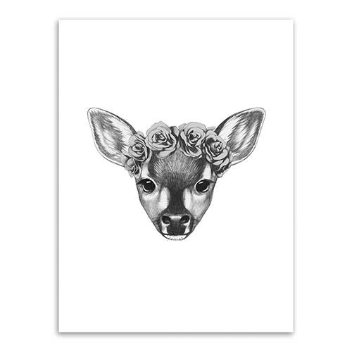 Hand Draw Animals Art Print Painting Poster - art - 99fab.com