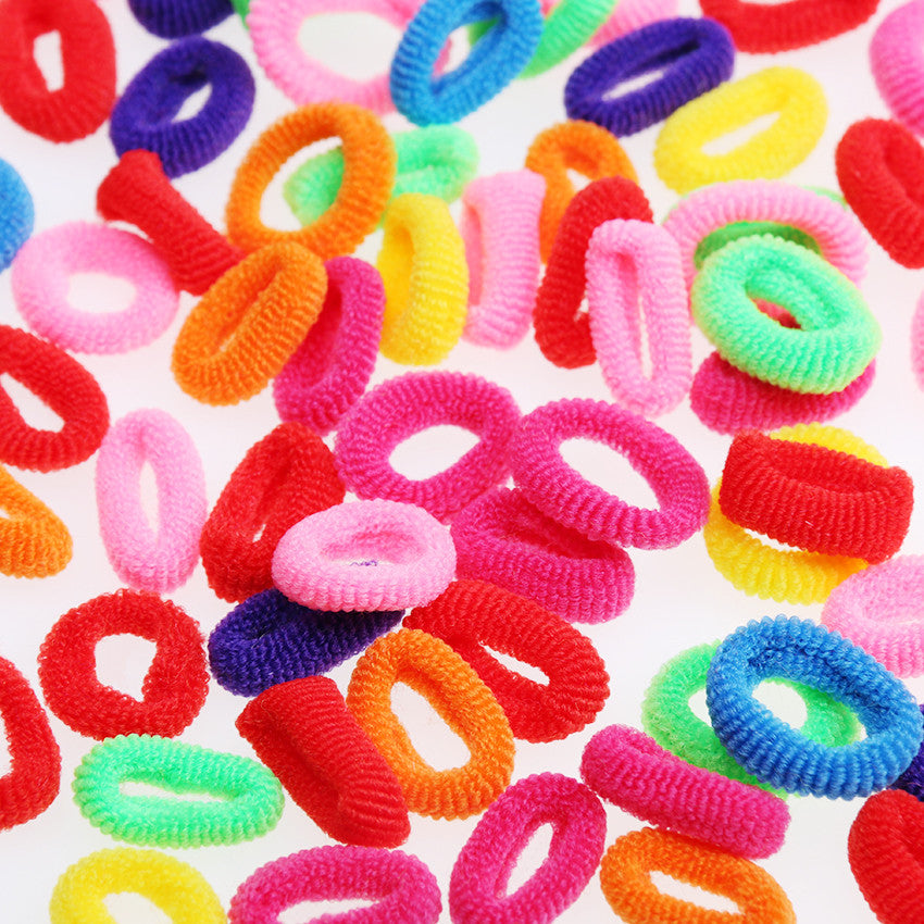 200 Pcs Colorful Cute Rubber Hair Band - Accessories - 99fab.com